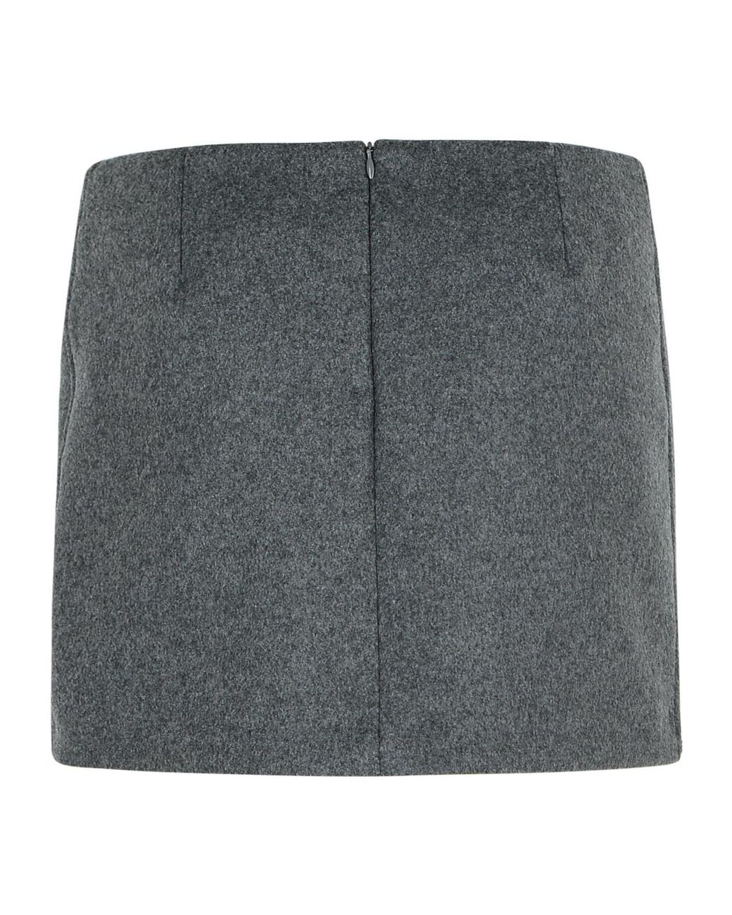 Sportmax Gray Poggio Mini Skirt