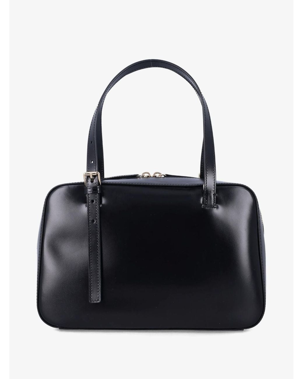 A.P.C. Black Virginie Box Tote Bag