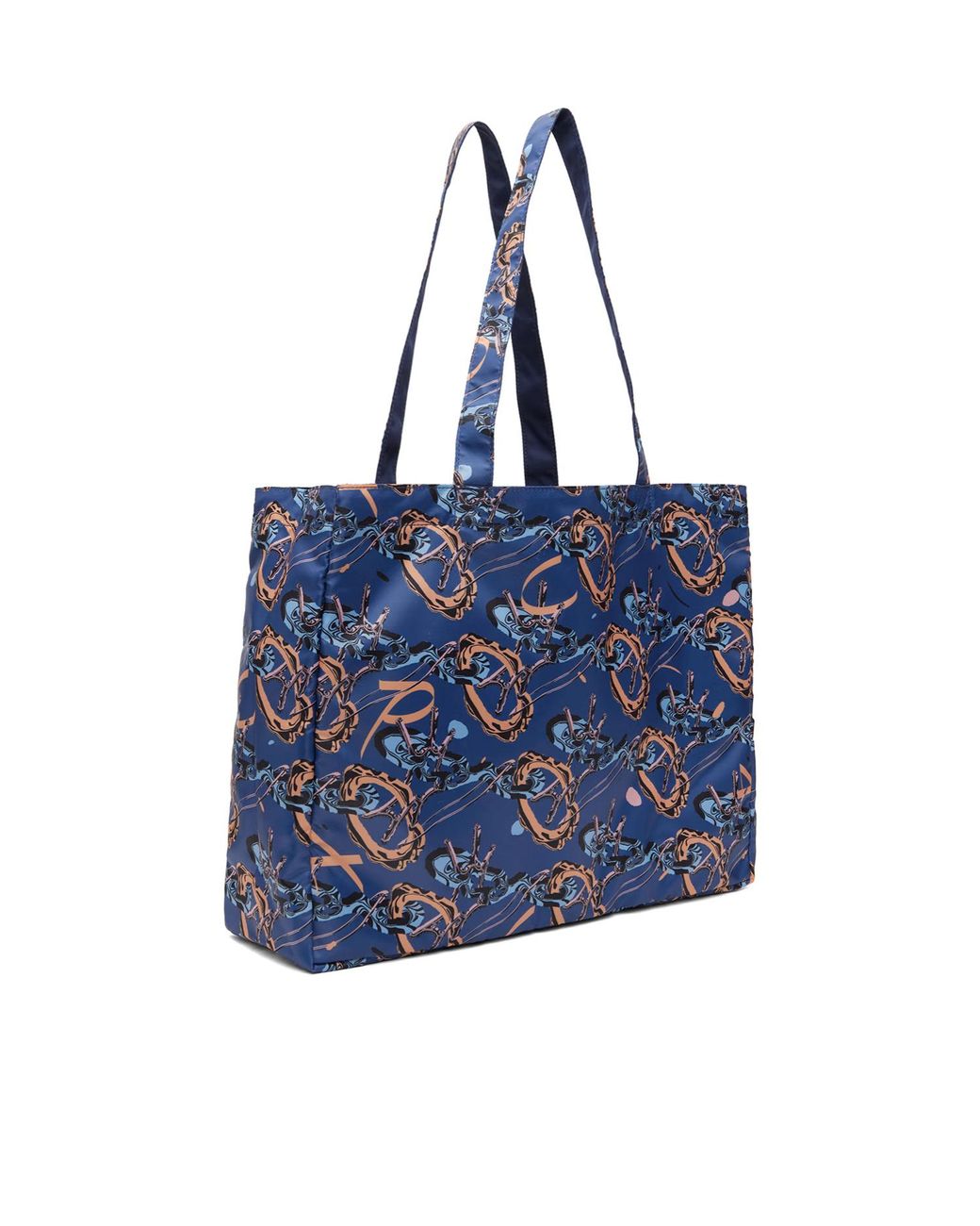A.P.C. Blue X Brain Dead Co-Signed Double-Sided Tott Bag