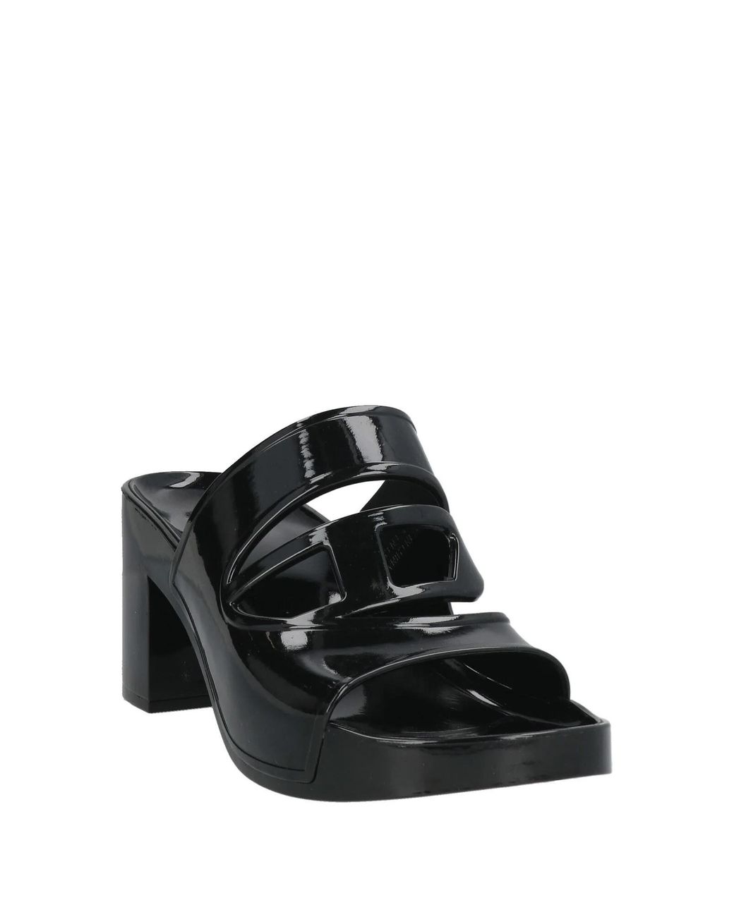 DIESEL Black Simple Rubber Slippers