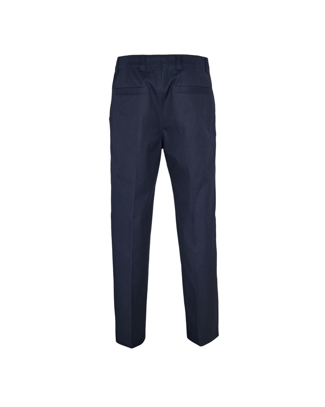 Gucci Blue Twill Trousers Sn61 for men