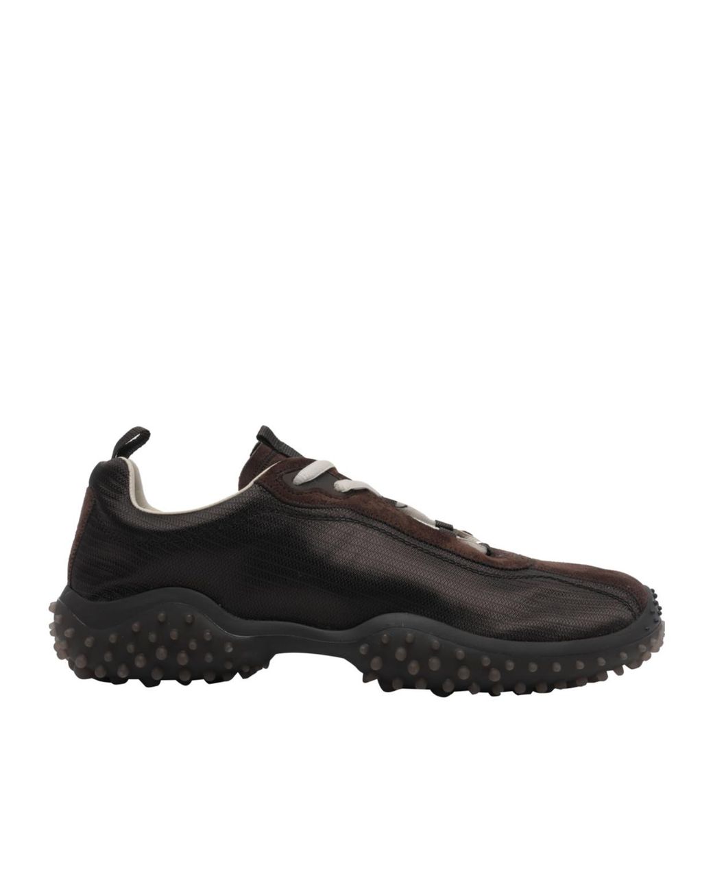 Miu Miu Black Lace-Up Sneakers