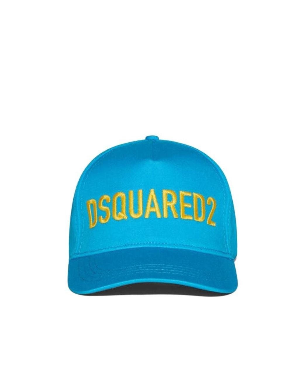 DSquared² Blue Logo-Embroidered Curved Peak Baseball Cap for men