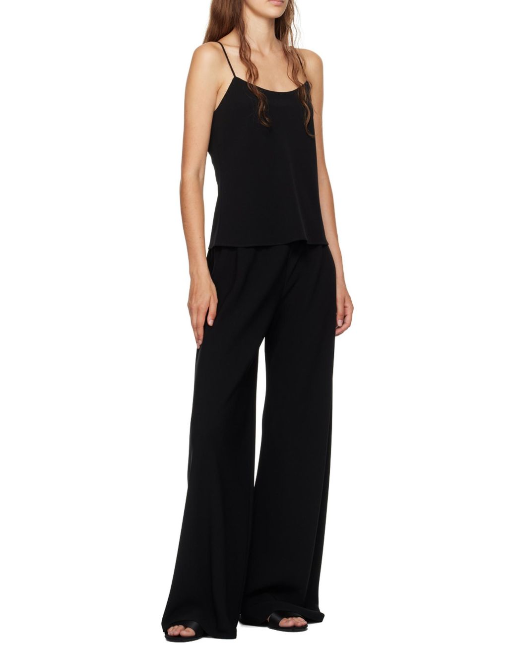 The Row Blue Spaghetti-Strap Top