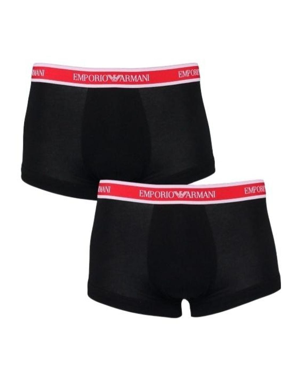 Emporio Armani Black Logo Underwear for men