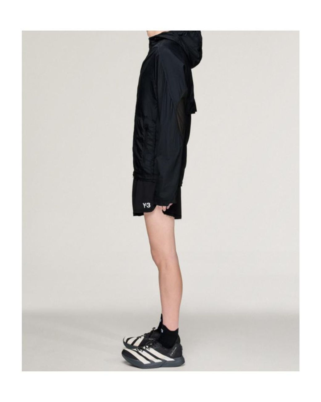 Y-3 Black Running Jacket for men