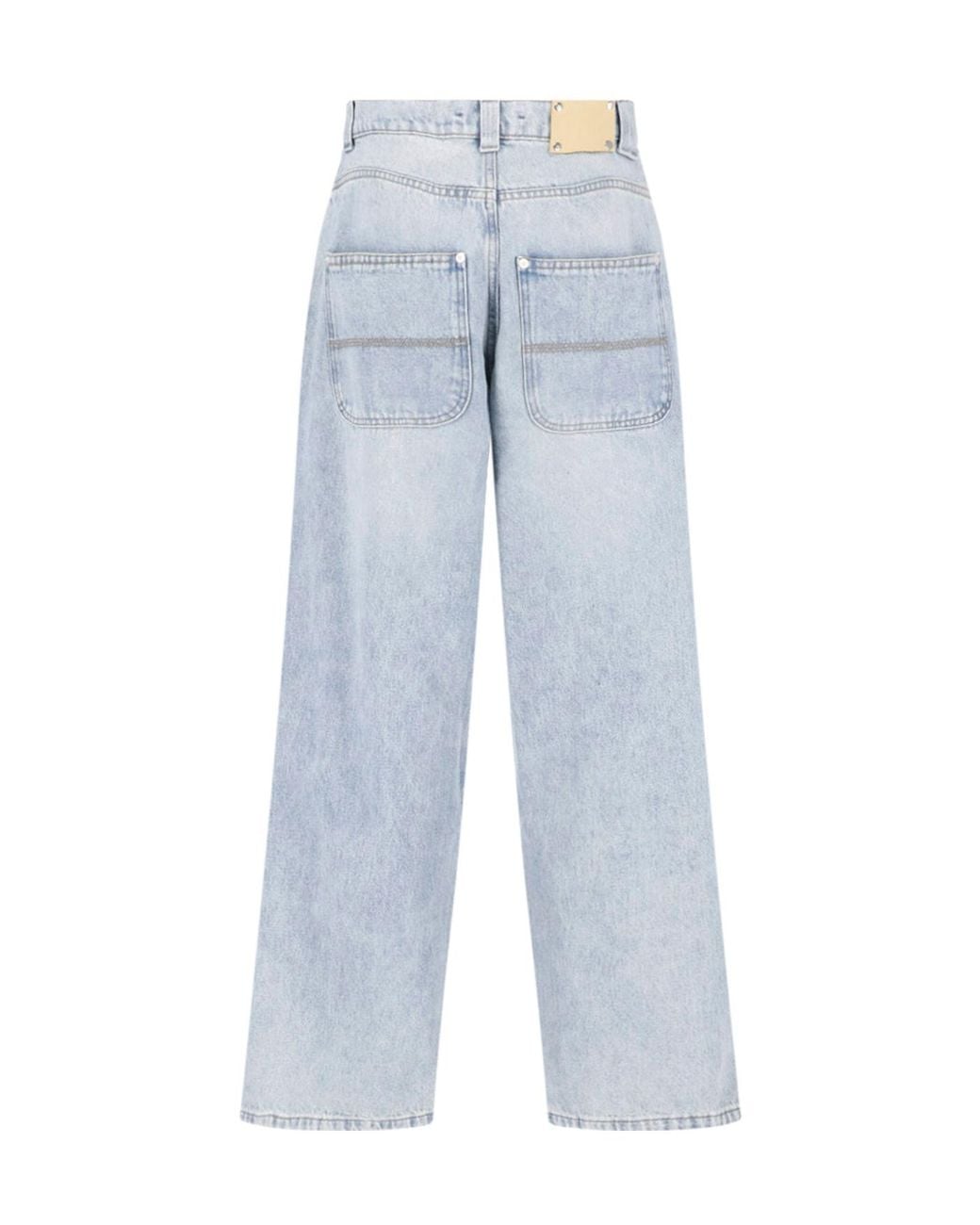 GIMAGUAS Blue Baggy High-Rise Jeans
