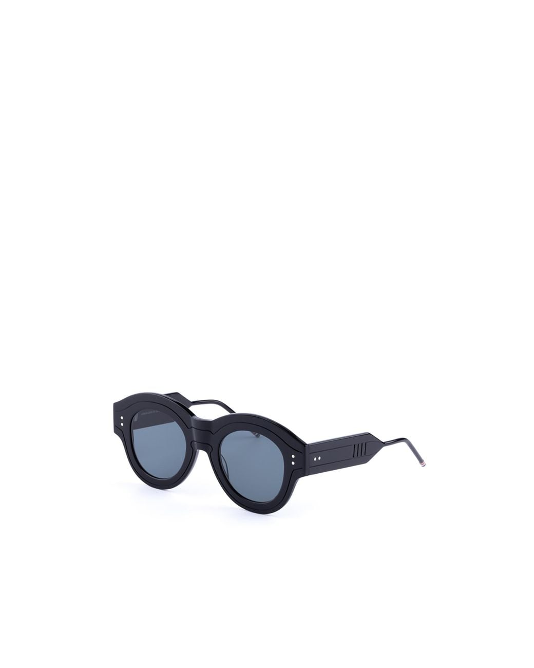 Thom Browne Blue Eyewear Round Frame Sunglasses for men