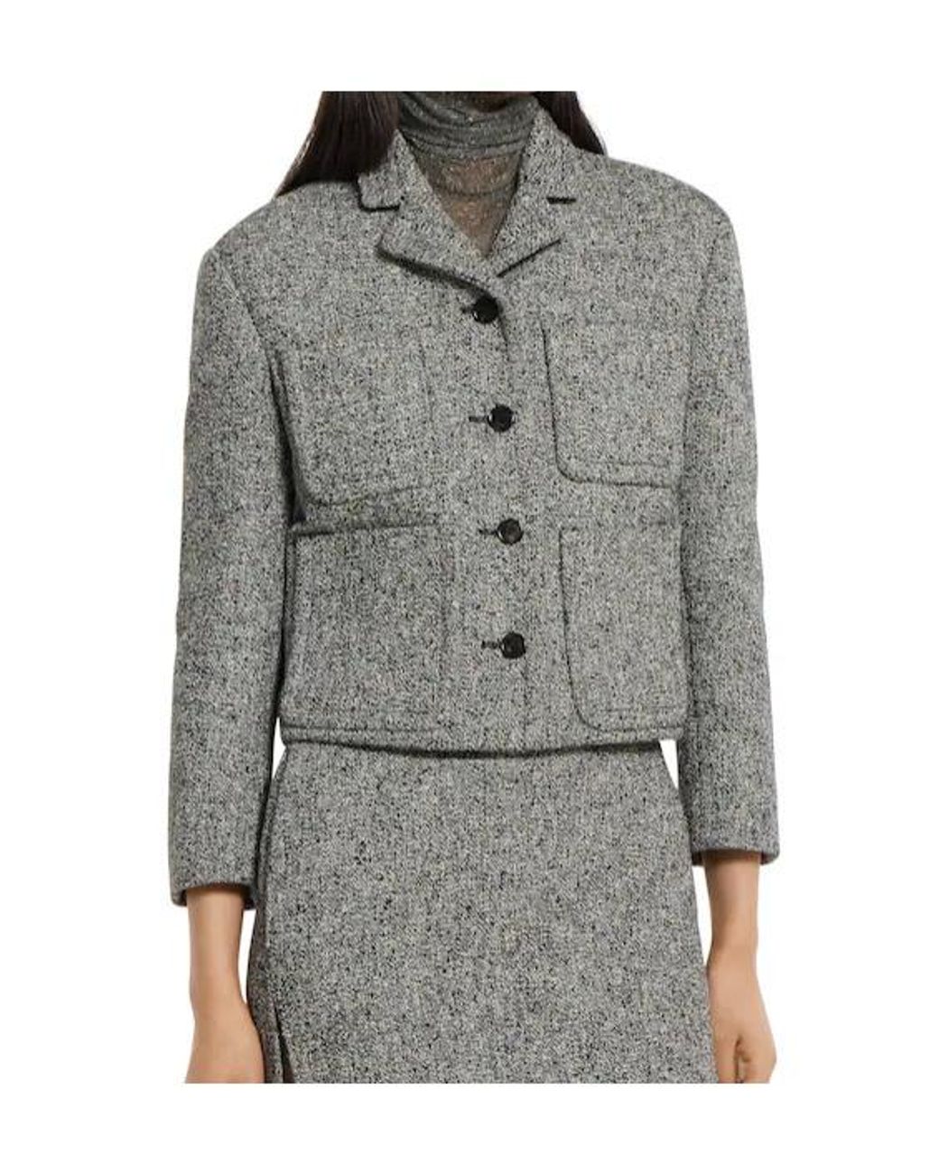 Gucci Gray Double Mouliné Jacket