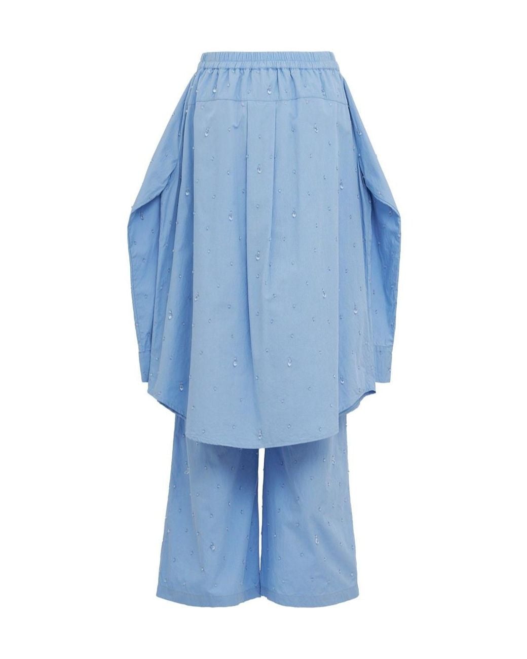 GIUSEPPE DI MORABITO Blue Casual Pants With An Elasticized Waistband