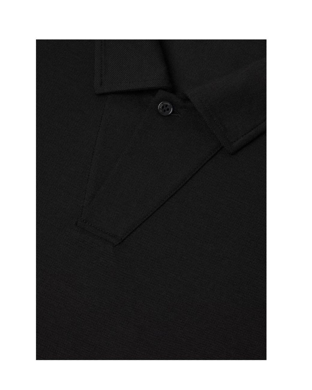 Loro Piana Black Colmegna Polo Shirt for men