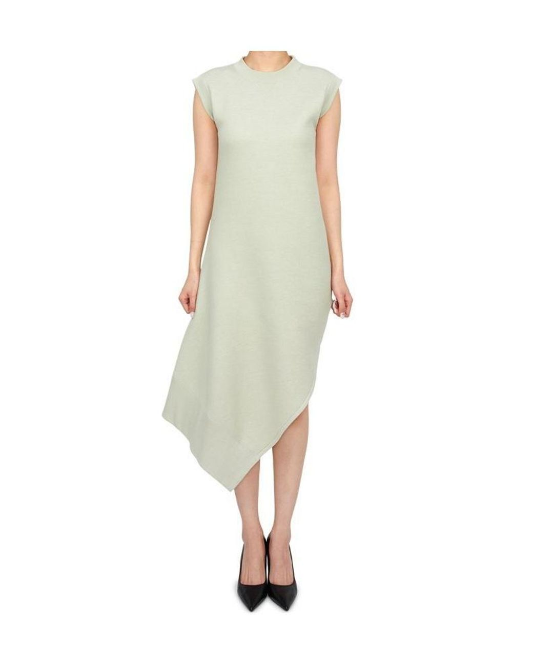 Sacai White Sleeveless Dress