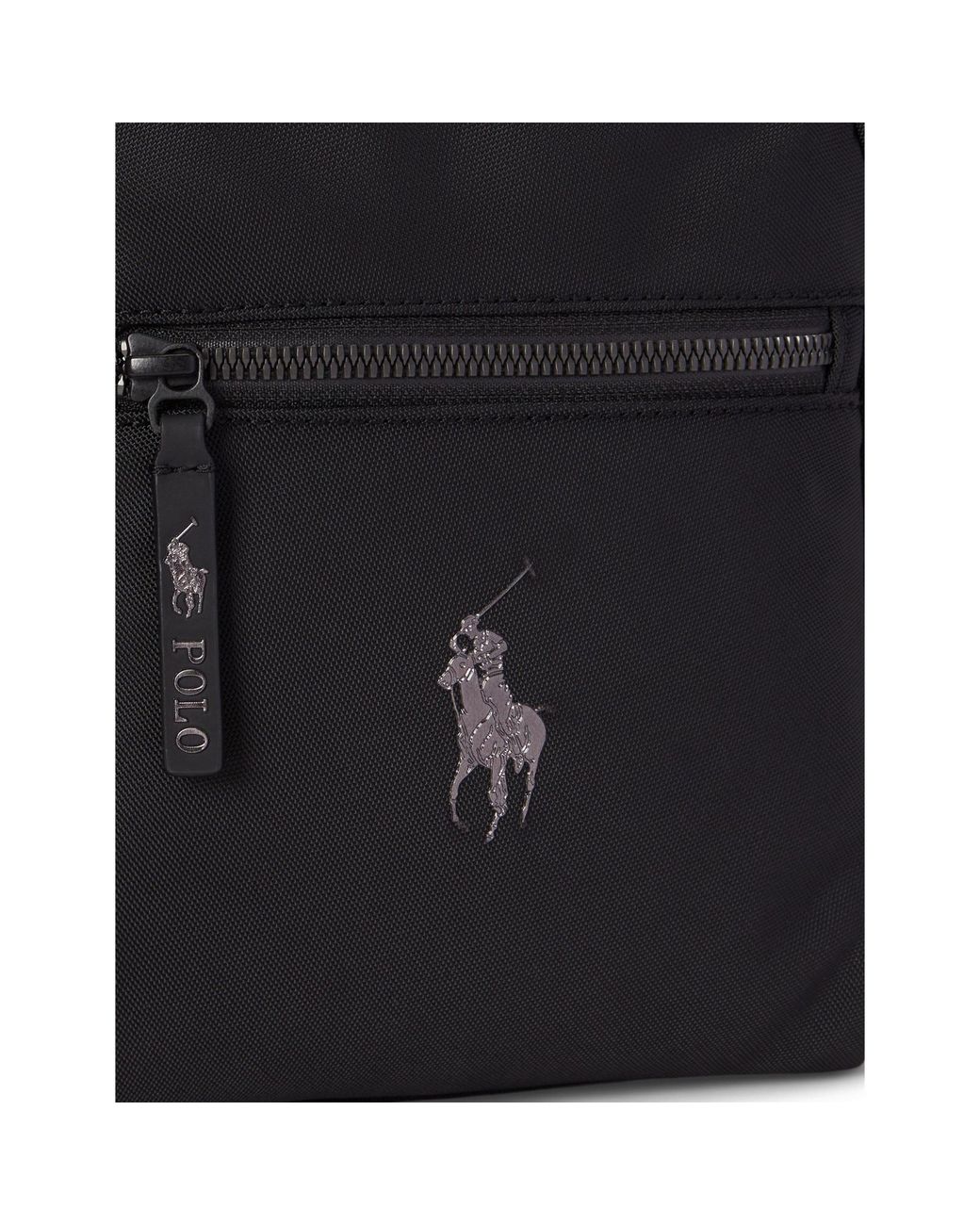 Polo Ralph Lauren Black Square Fabric Bag for men