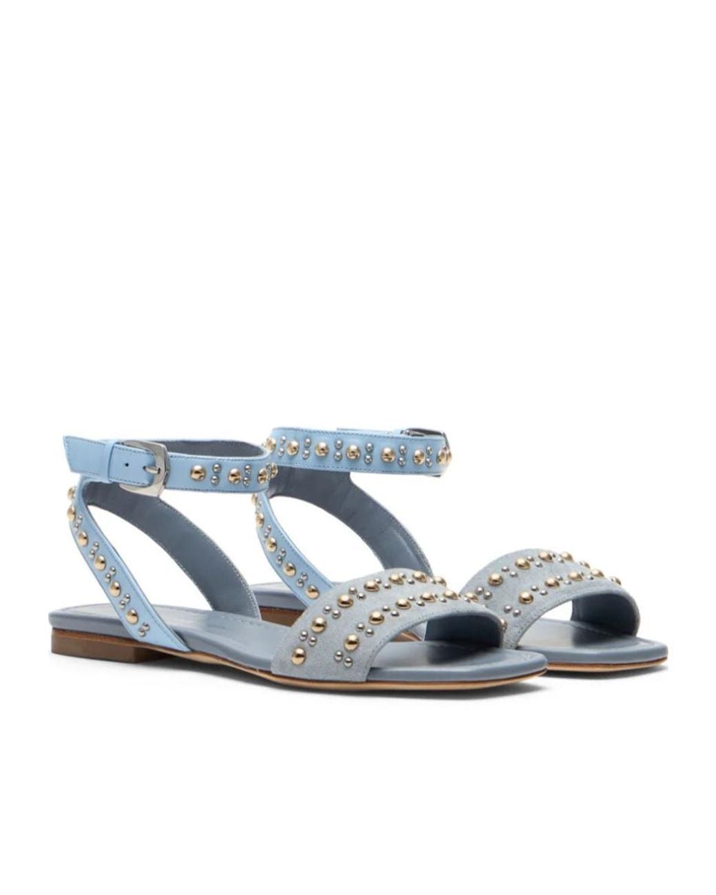 Stuart Weitzman Blue Perry Sandal