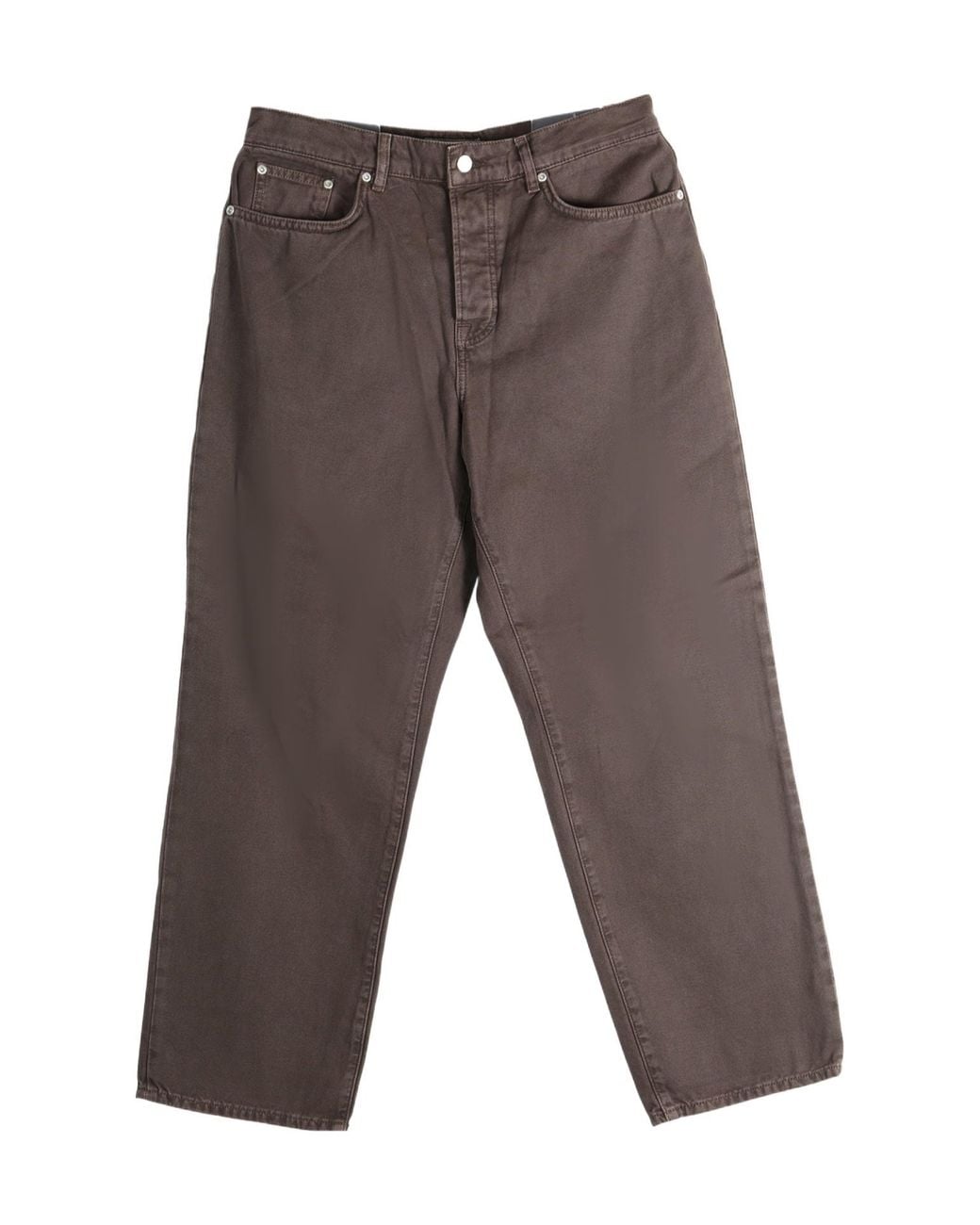 Stussy Gray Five-Pocket Trousers for men