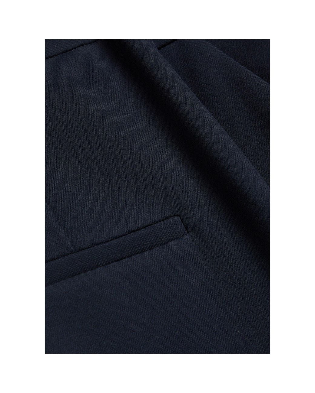 Veronica Beard Blue Wide-Leg Trousers