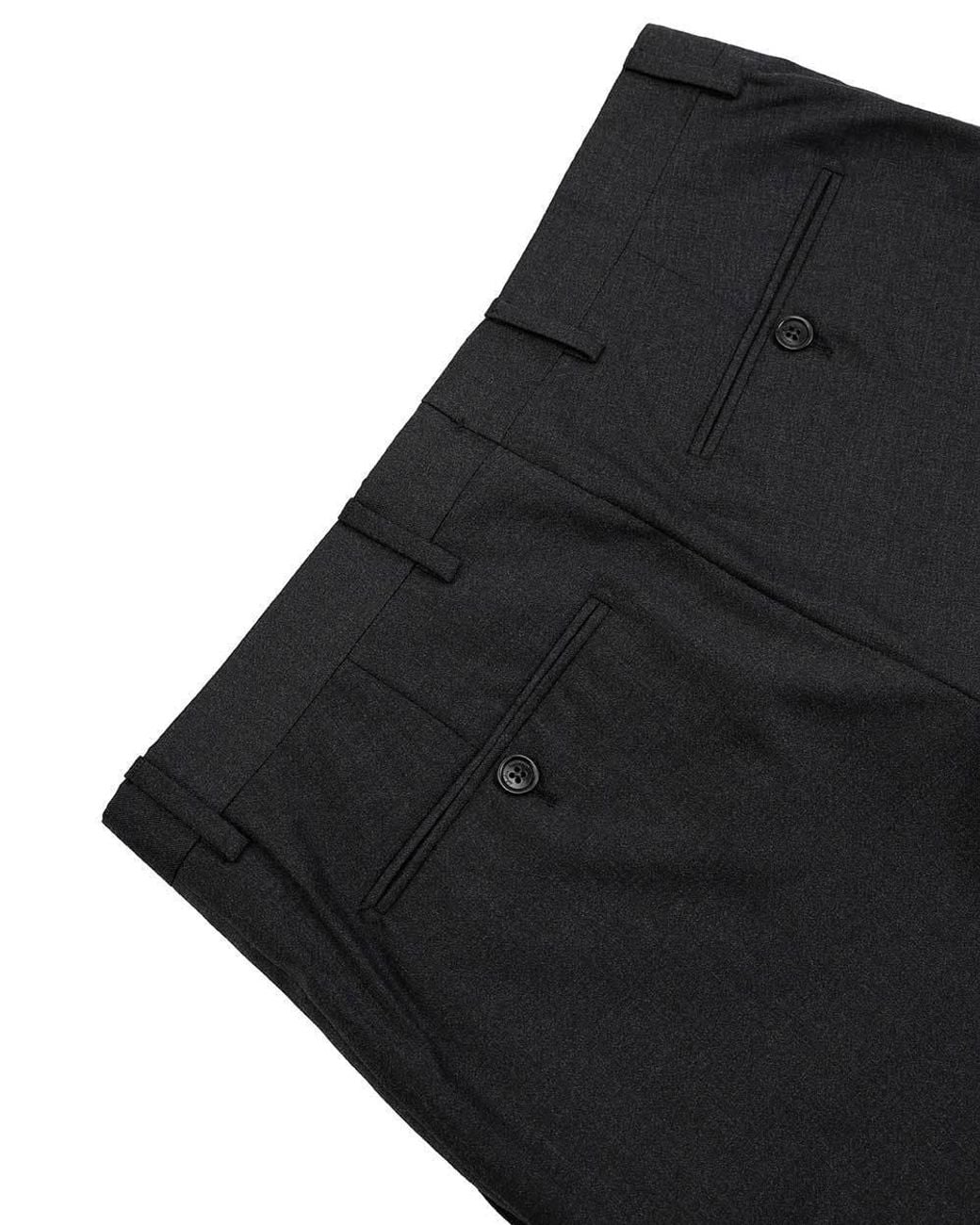 Ferragamo Black Straight Casual Pants for men