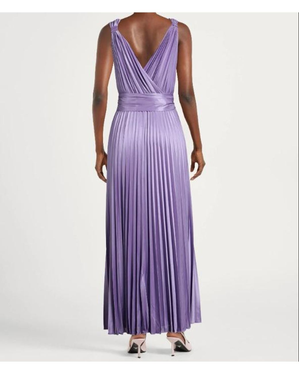 MAX&Co. Purple Long Dresses