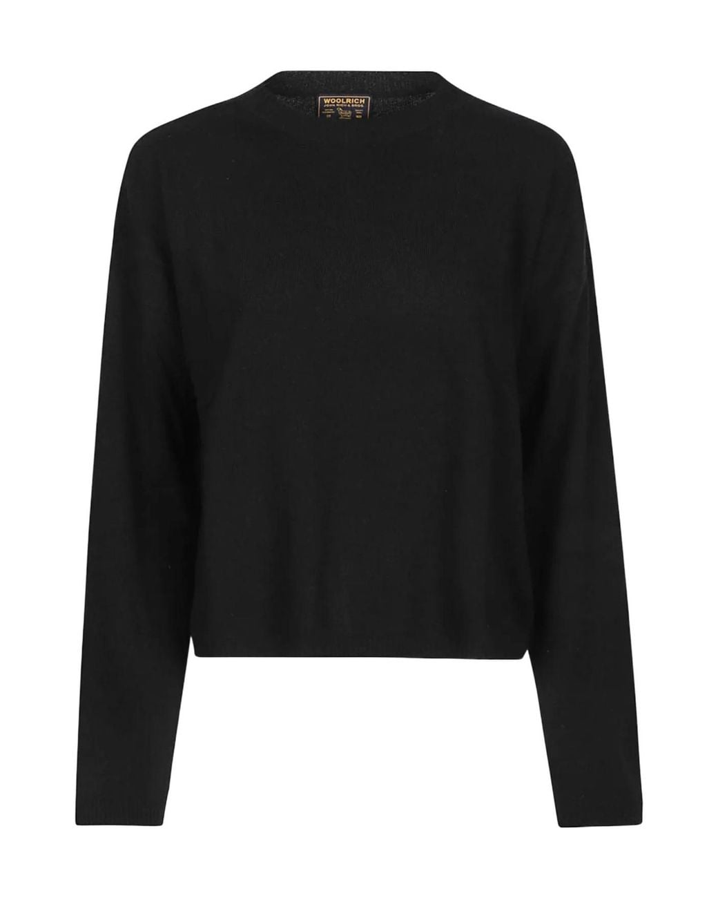 Woolrich Black Cozy Crew Neck Sweater