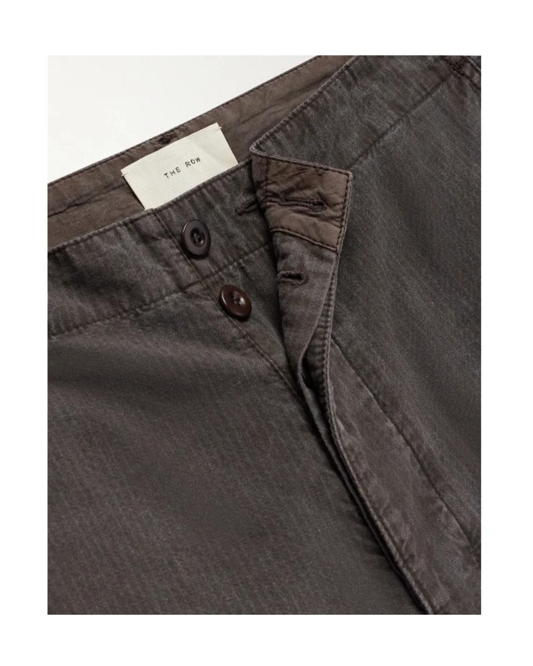 The Row Gray Casual Pants With Side Pockets for men