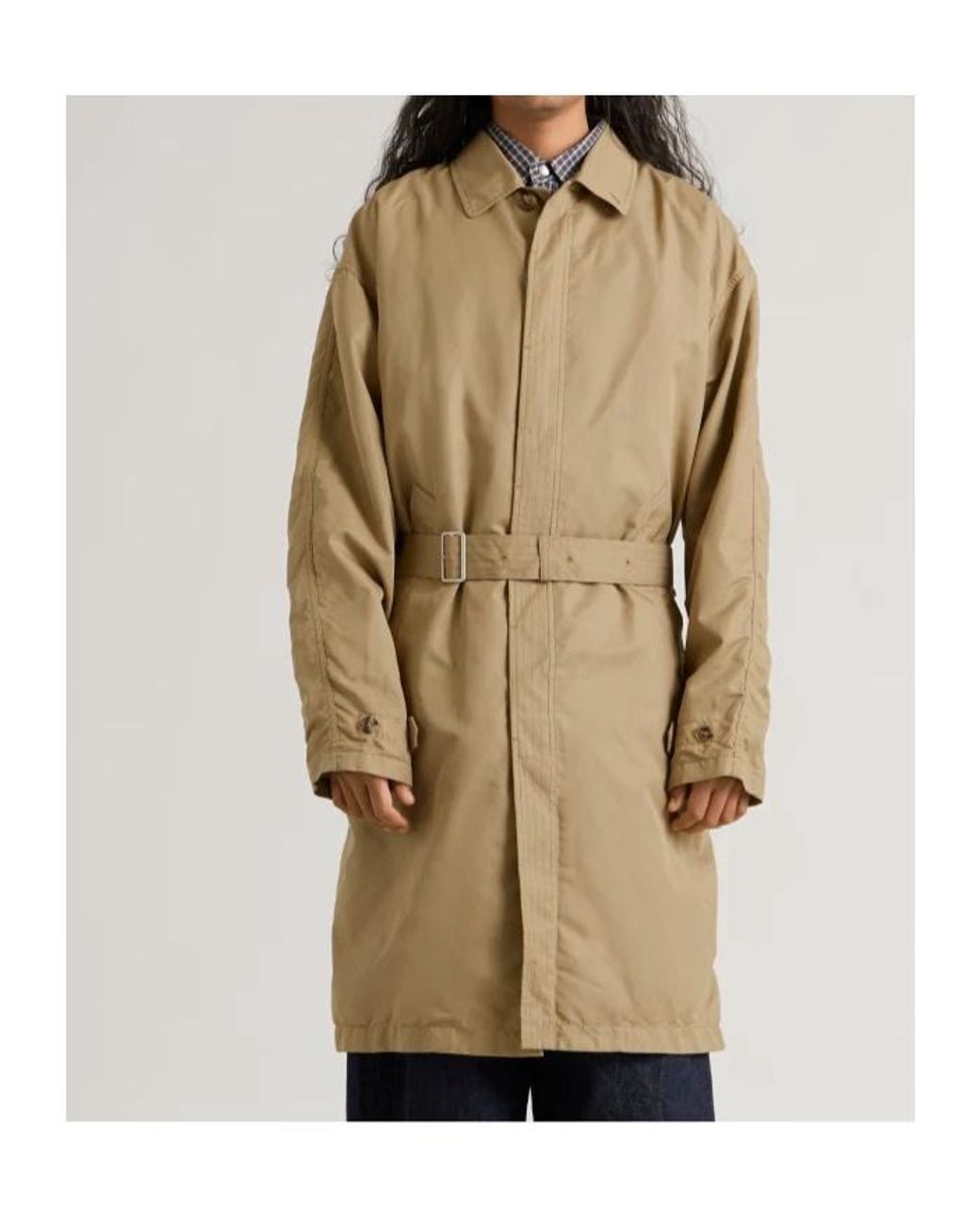 Comme des Garçons Natural Classic-Style Trench Coat for men