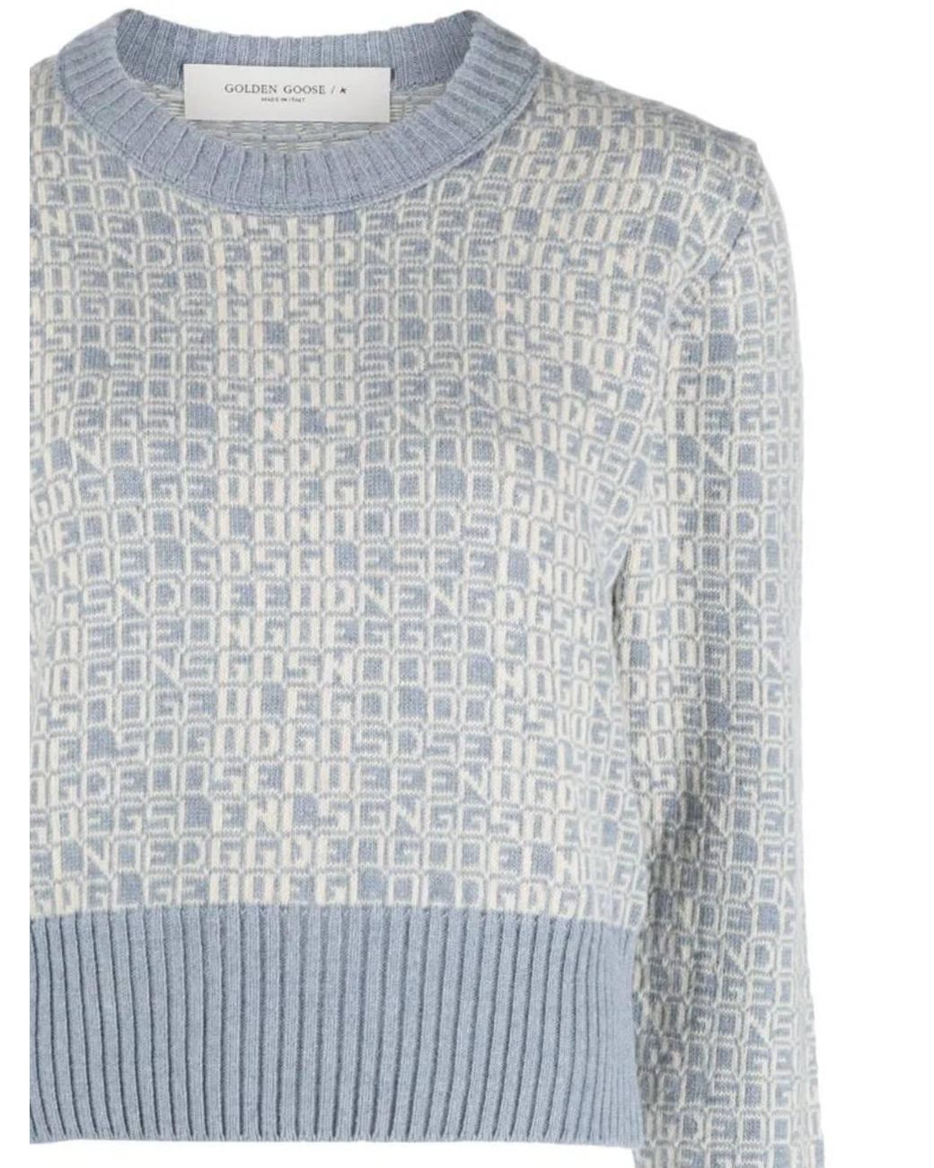 Golden Goose Deluxe Brand Gray Crewneck Long-Sleeved Jumper