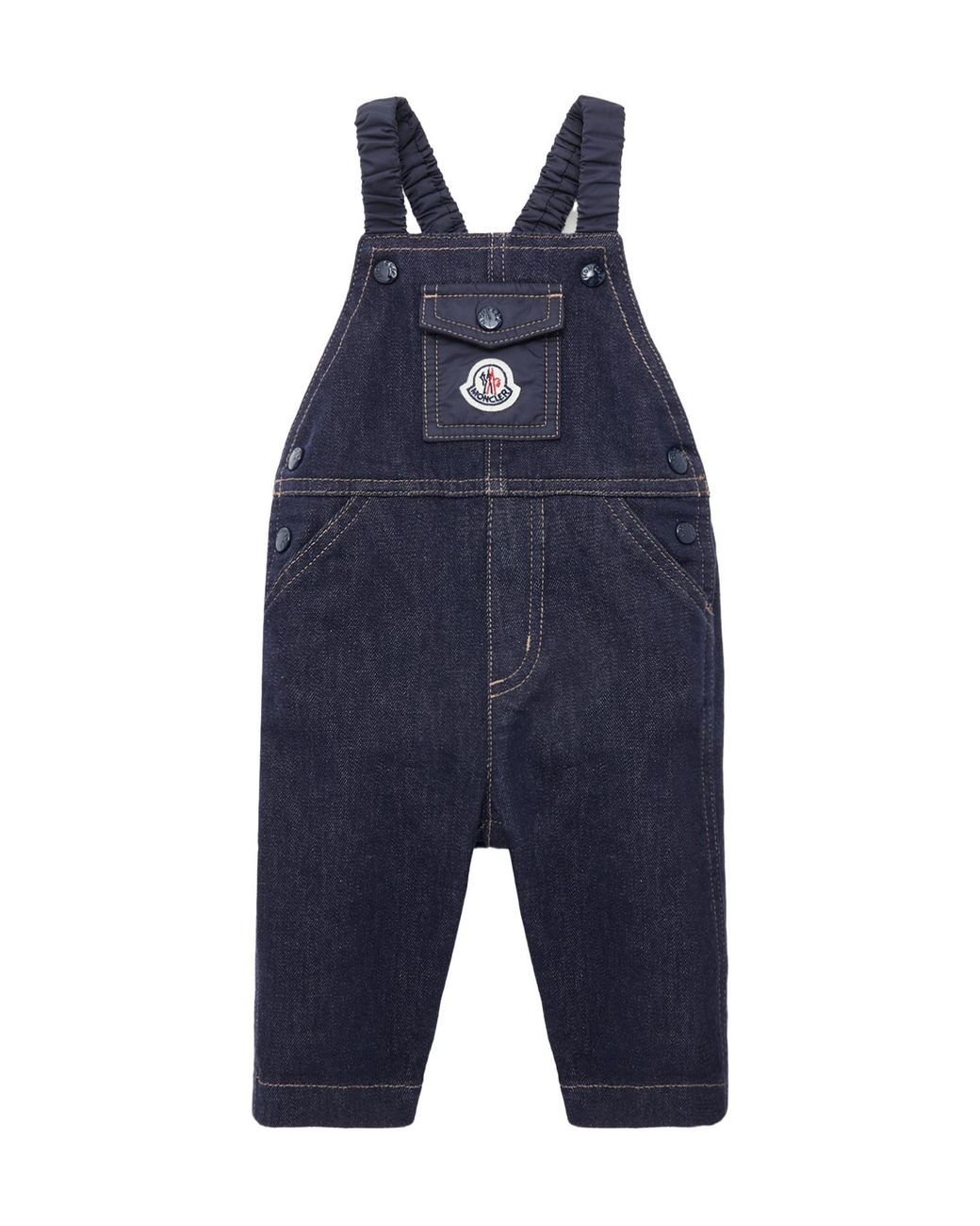 Moncler Blue Denim Overalls