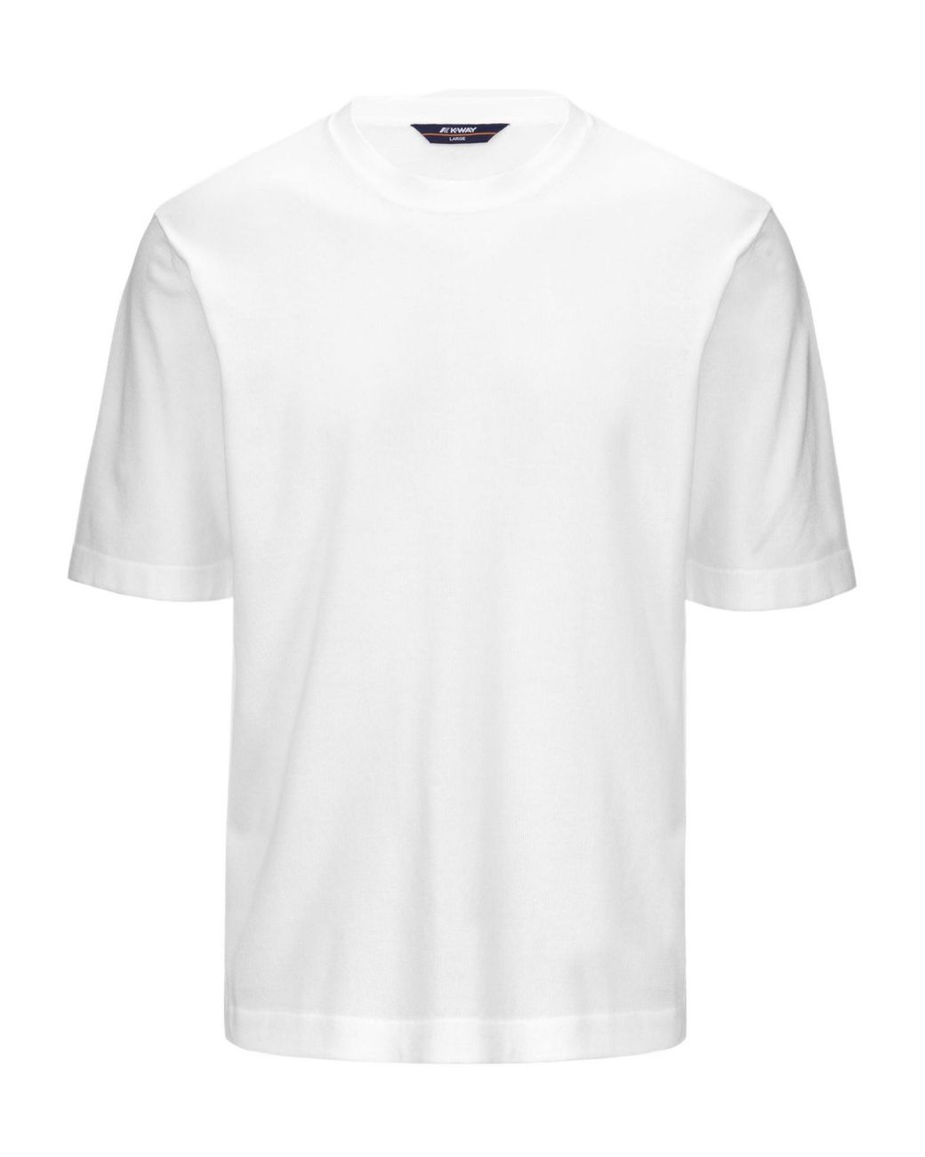 K-Way White Combe Knit Pullover for men