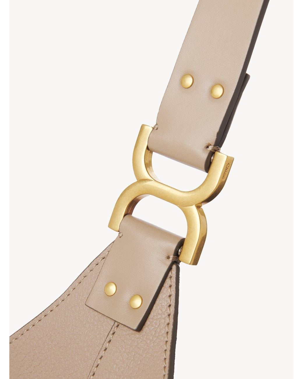 Chloé Natural Chloé Marcie Tassel-Closure Tote Bag