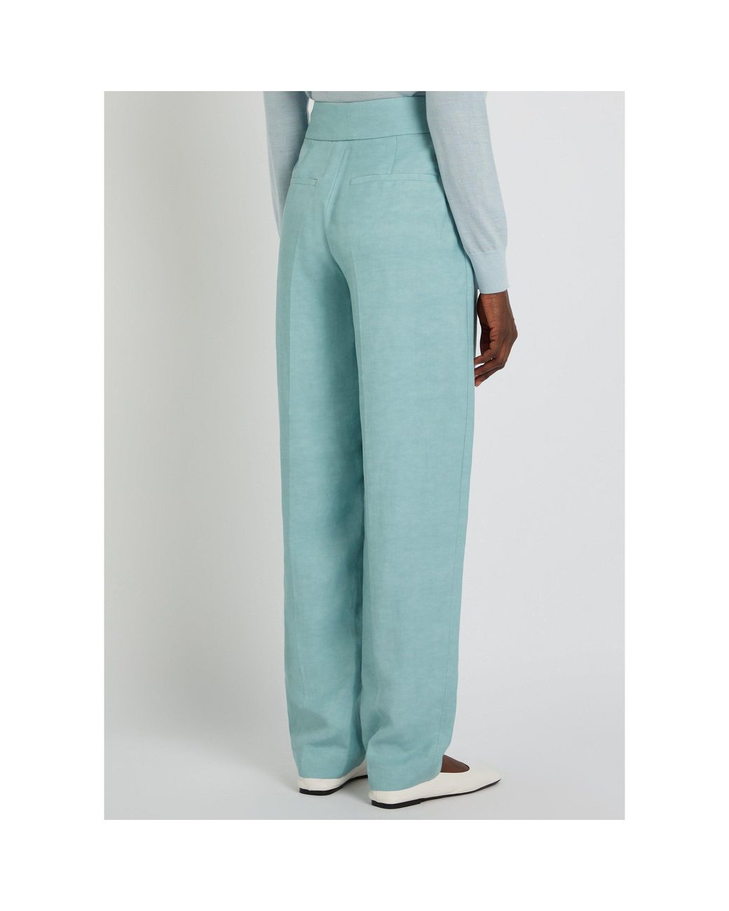 Joseph Blue Tapered Leg Casual Pants