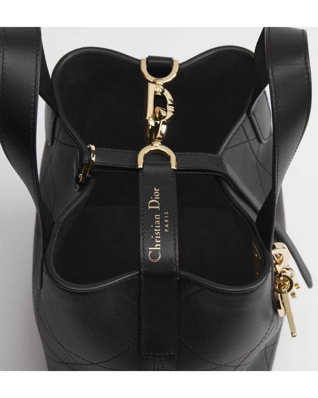 Dior Black Small Toujours Vertical Tote Bag