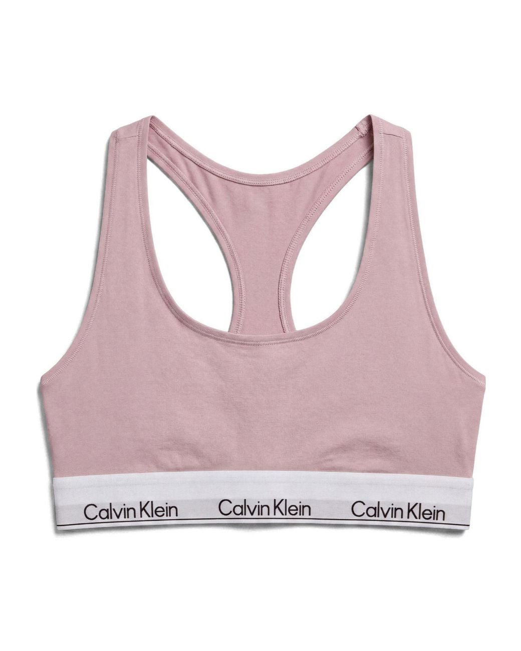 Calvin Klein Pink Racerback Wireless Bralette