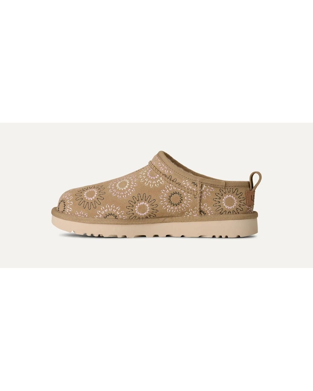 Ugg Brown Sun-Stitched Slippers