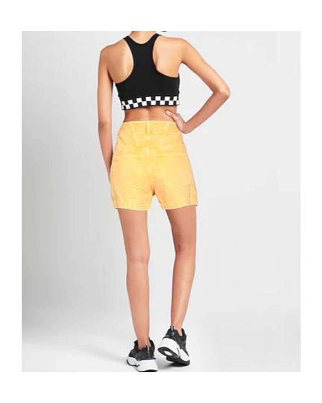 Isabel Marant Yellow Denim Shorts
