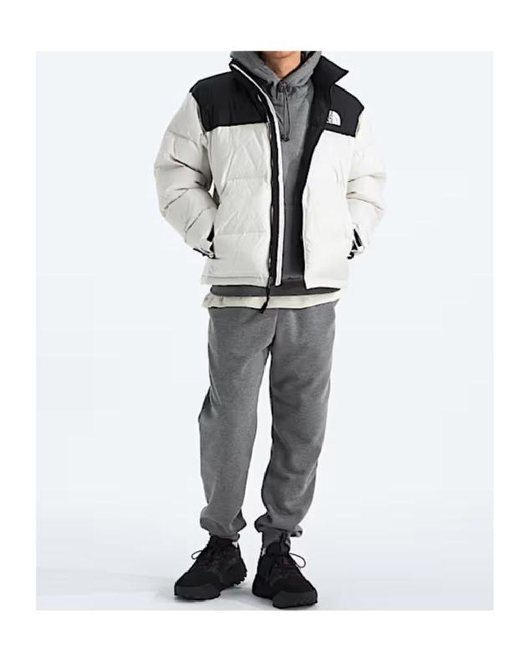 The North Face White 1996 Retro Nuptse Jacket for men
