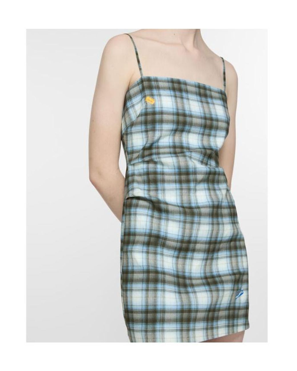 Acne Blue Suspender Dress