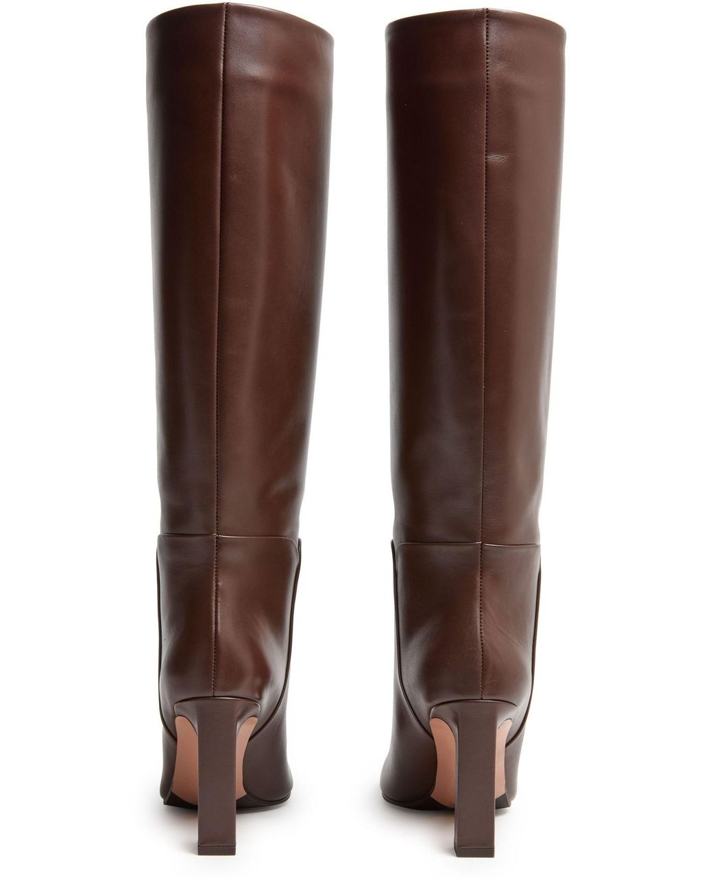 Aquazzura Brown Sellier 85 Knee-High Boots