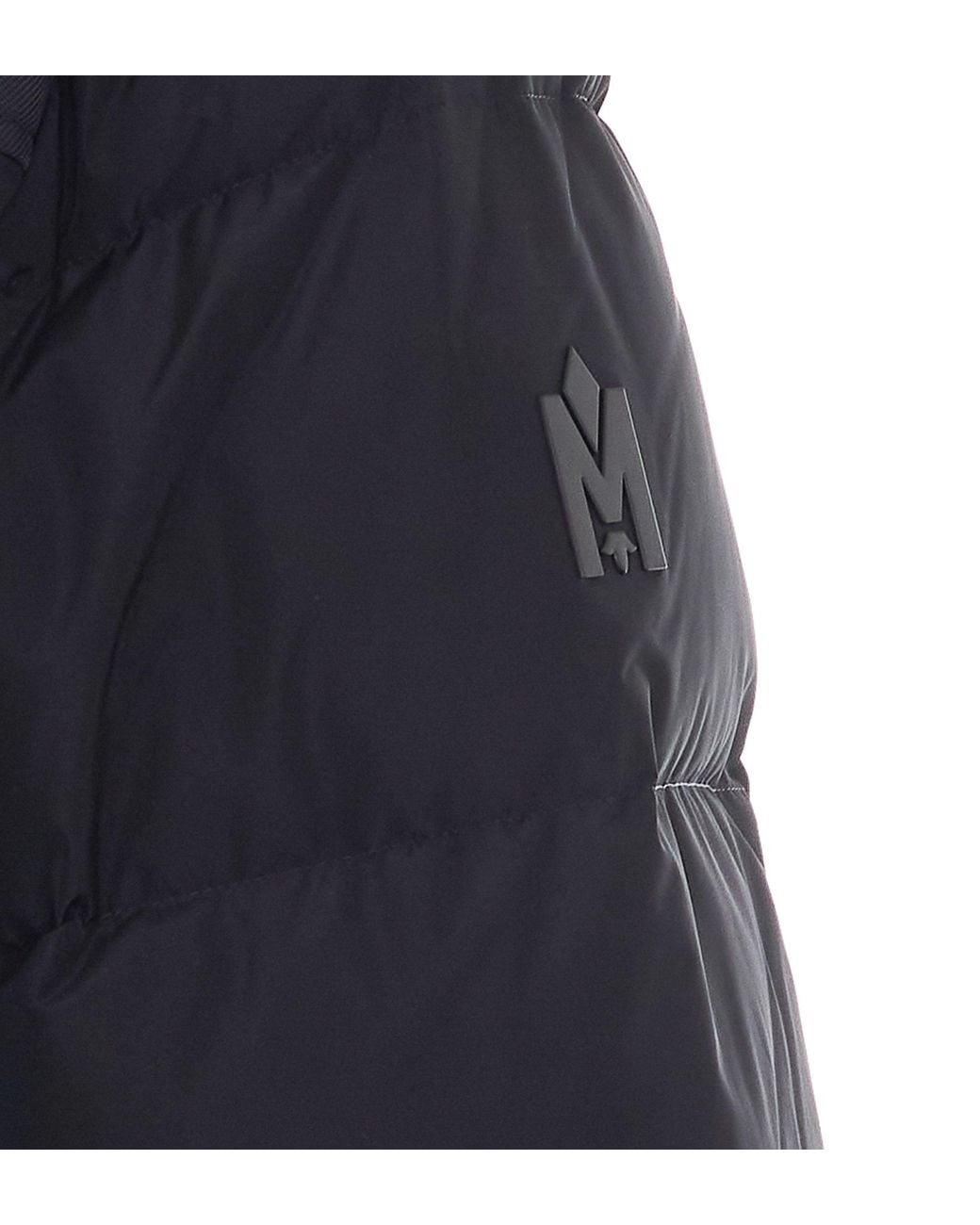 Mackage Blue Riley Hooded Down Coat for men