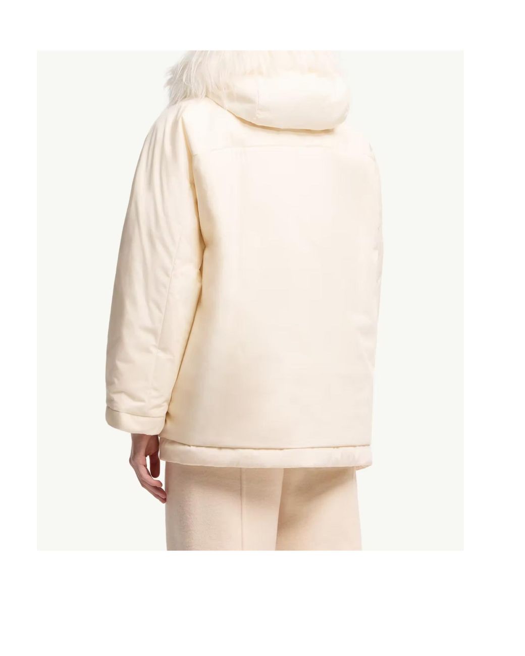Moncler Natural Jil Sander Bowtiediene Short Down Jacket for men