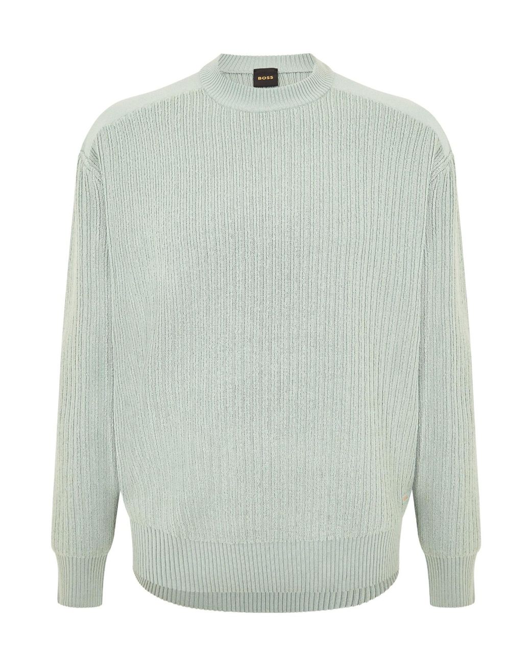 Boss Green High-Neck Long-Sleeve Knit Sweater for men