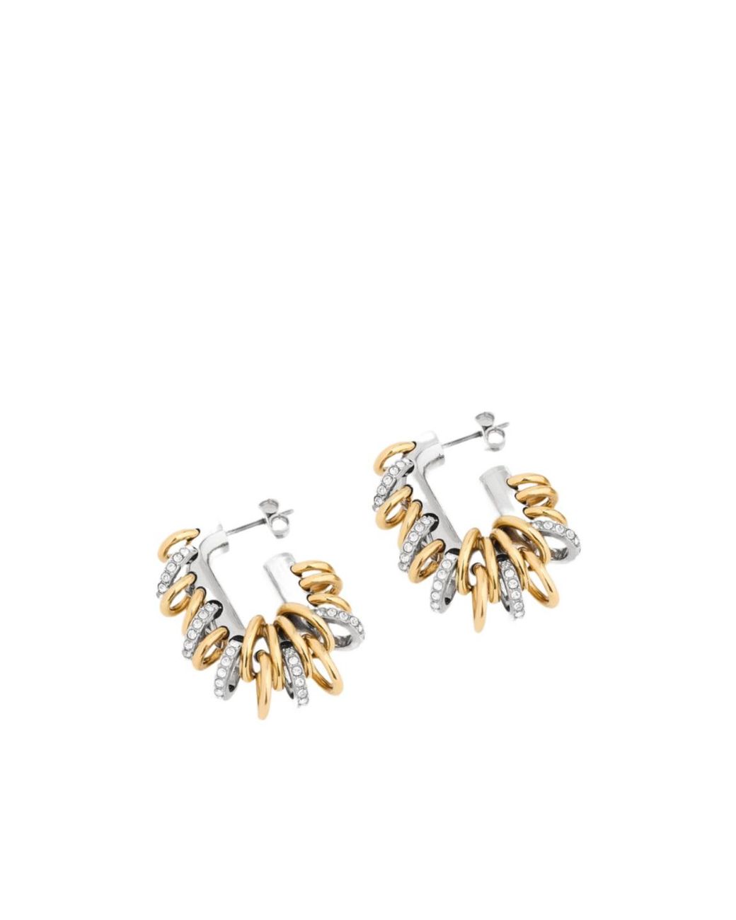 Rabanne Metallic Rabanne Small Punk Xl Link Earrings