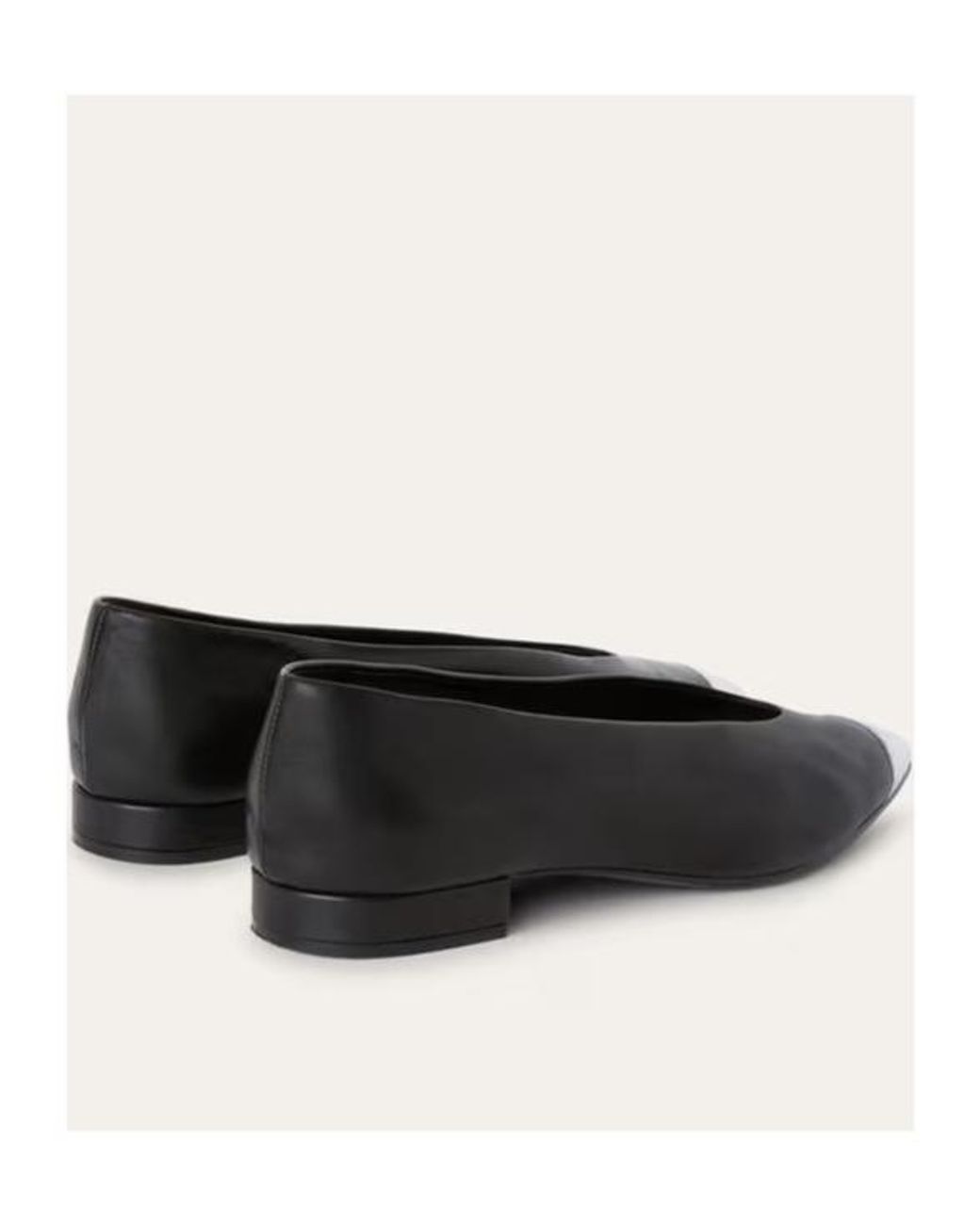 Loro Piana Black Rebecca Stitched Ballet Shoes