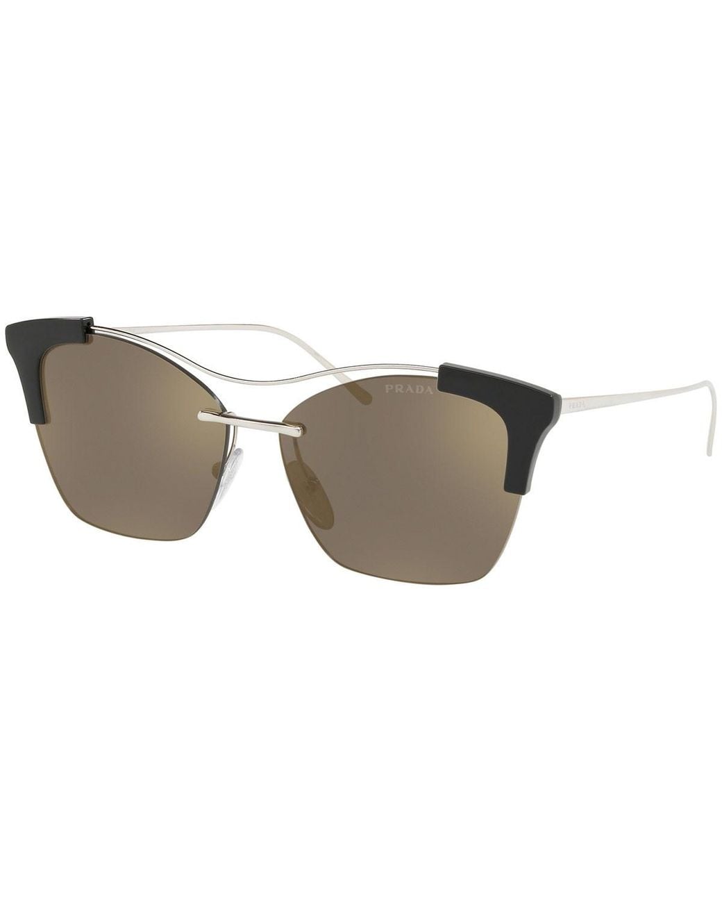 Prada Metallic Logo Sunglasses