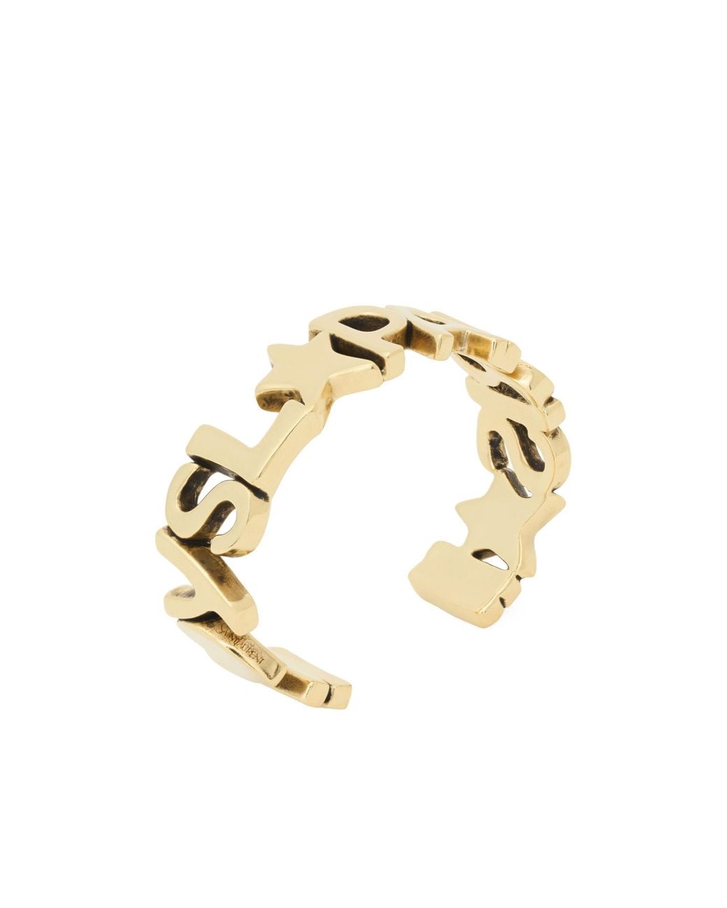 Saint Laurent Metallic Ysl Paris Cuff
