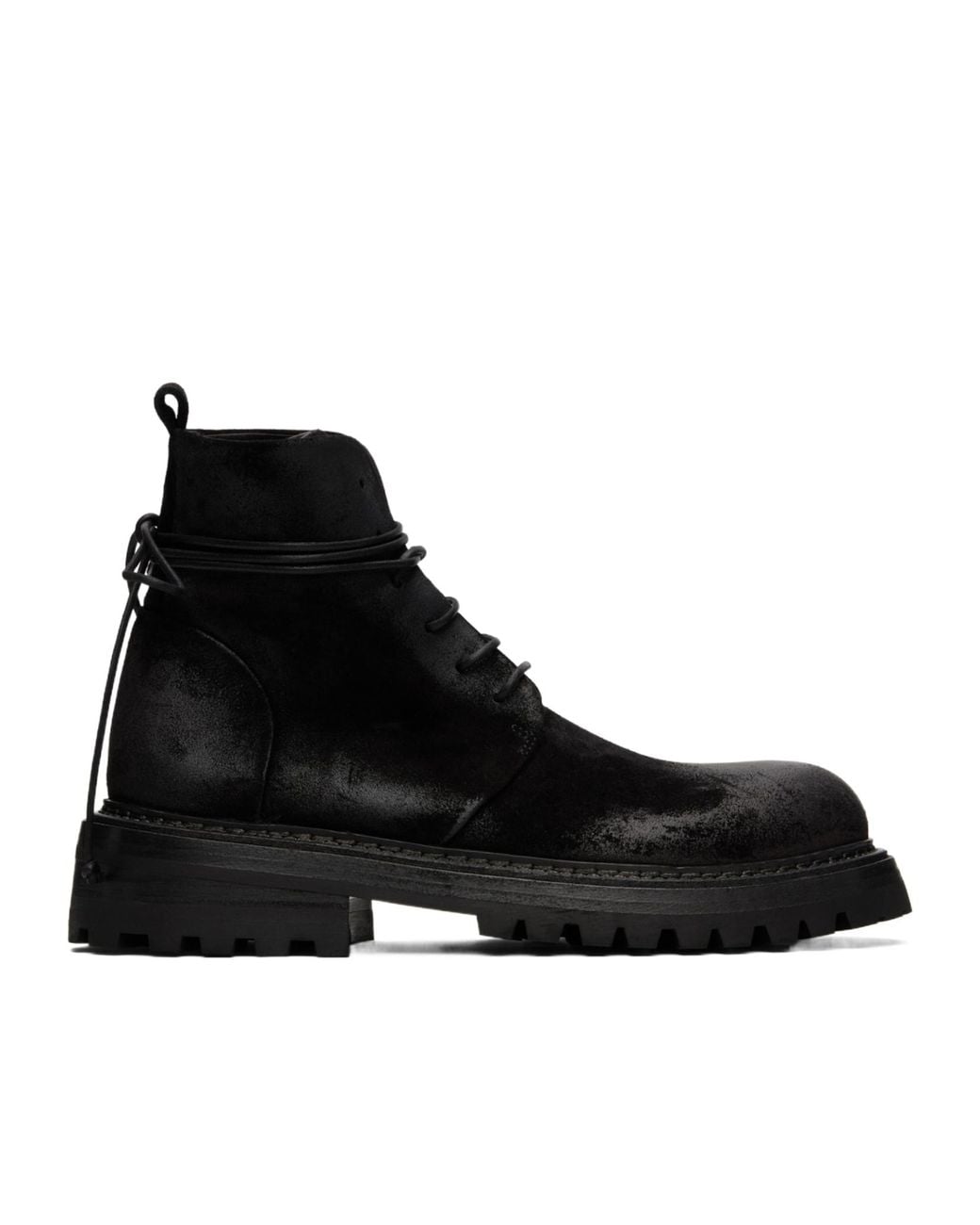 Marsèll Black Carraucola Ankle Boots for men