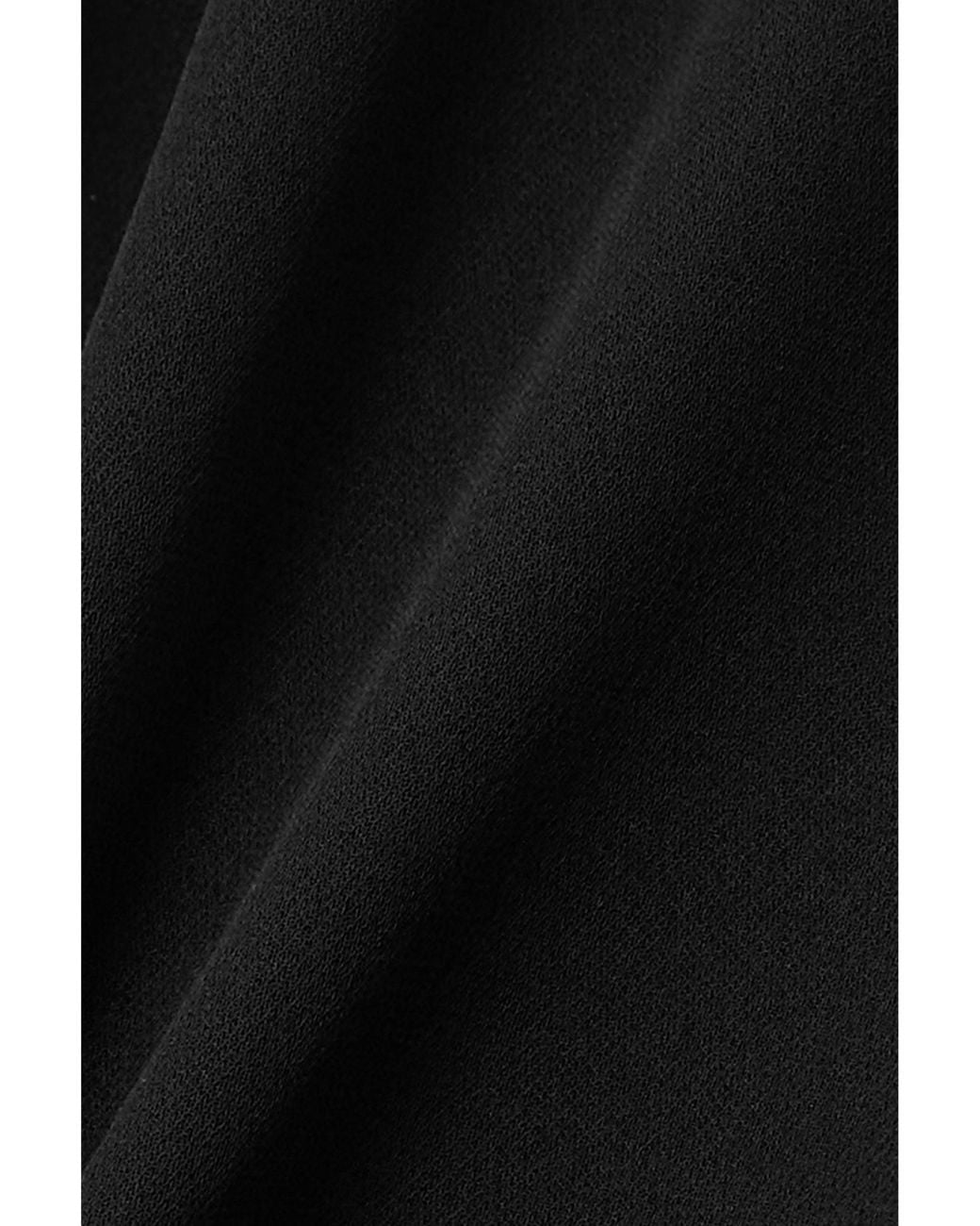 The Row Black Long-Sleeved Shirt