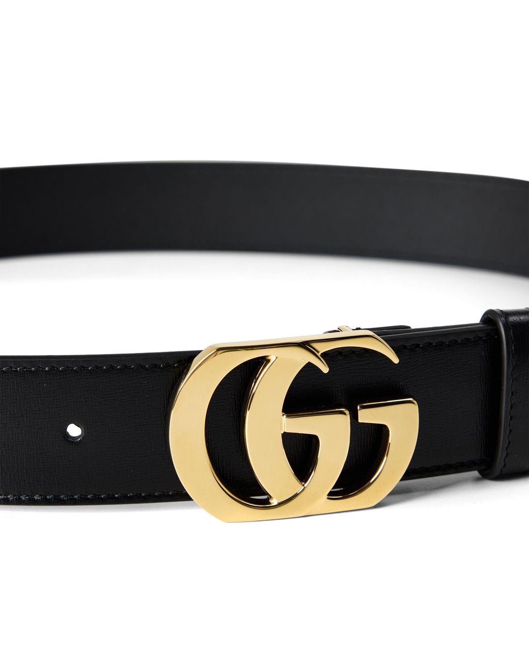 Gucci White Leather Belt Equipped for men