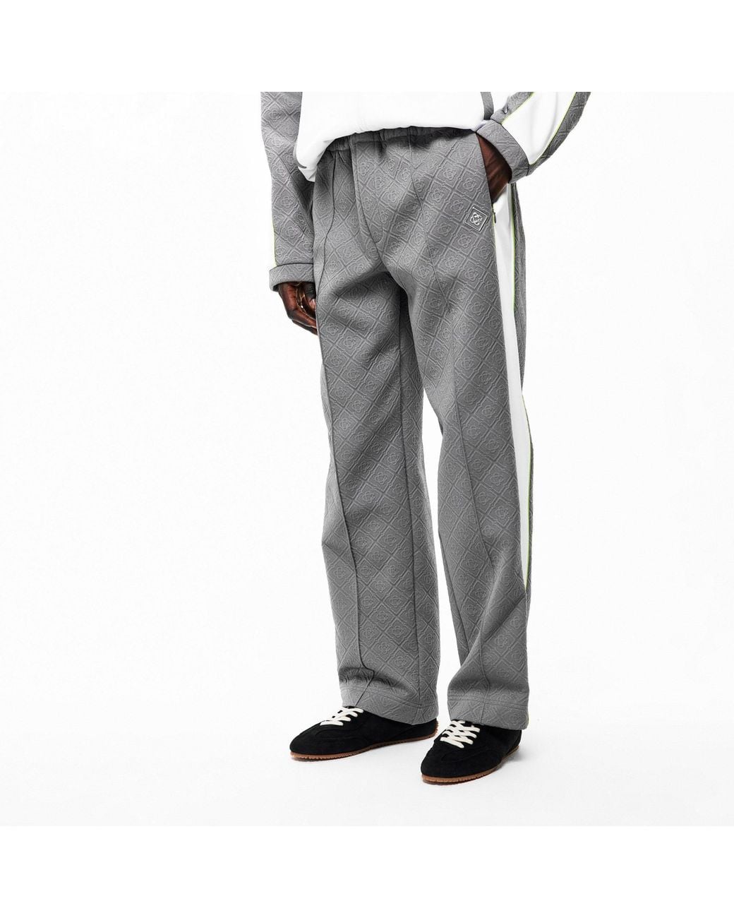 Casablanca Gray Athletic Pants With An Elastic Waistband for men