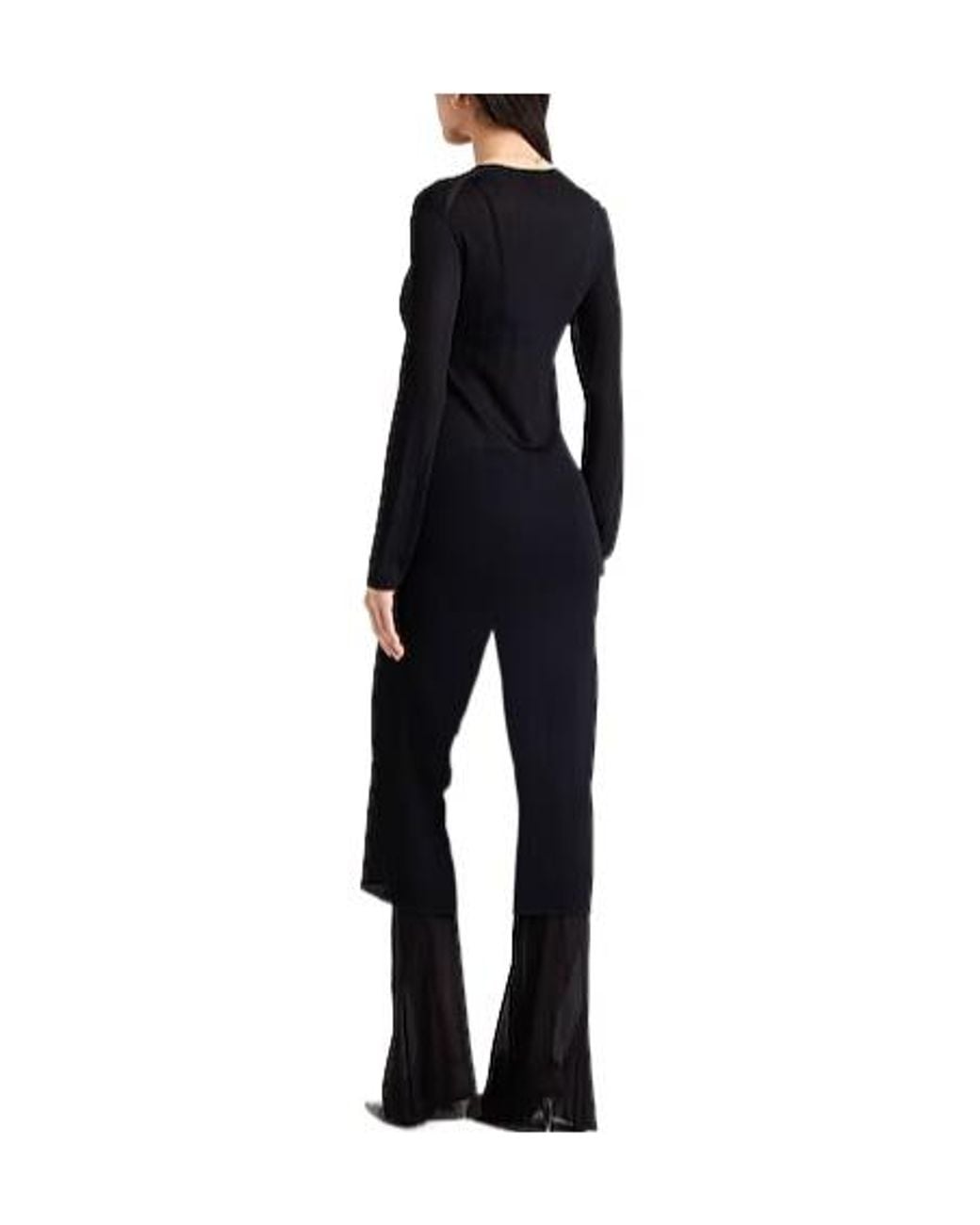 Tory Burch Black Plain Colour Cardigans