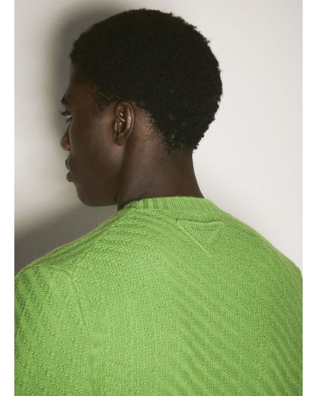 Prada Green Long Sleeved Jumper for men